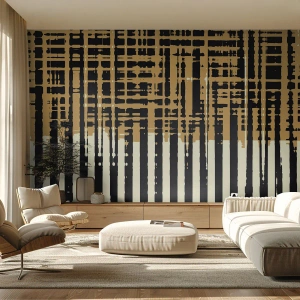 Samolepiaca Fototapeta Deluxe Sticker - Architektonická abstrakcia - Abstrakcia, Kus, Čiary - 300x210 cm