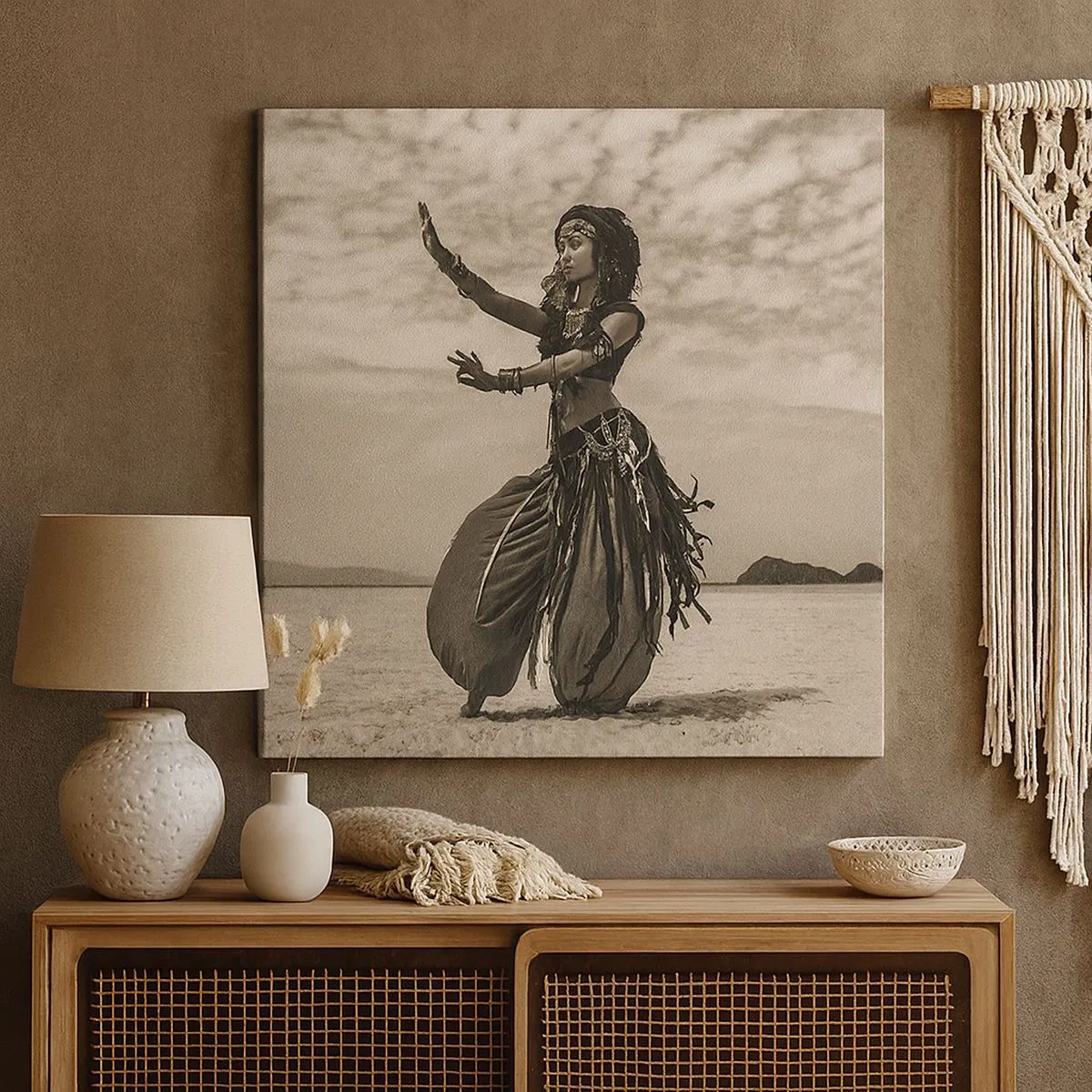 Obraz na plátne - Tanec južných ostrovov - 30x30 cm