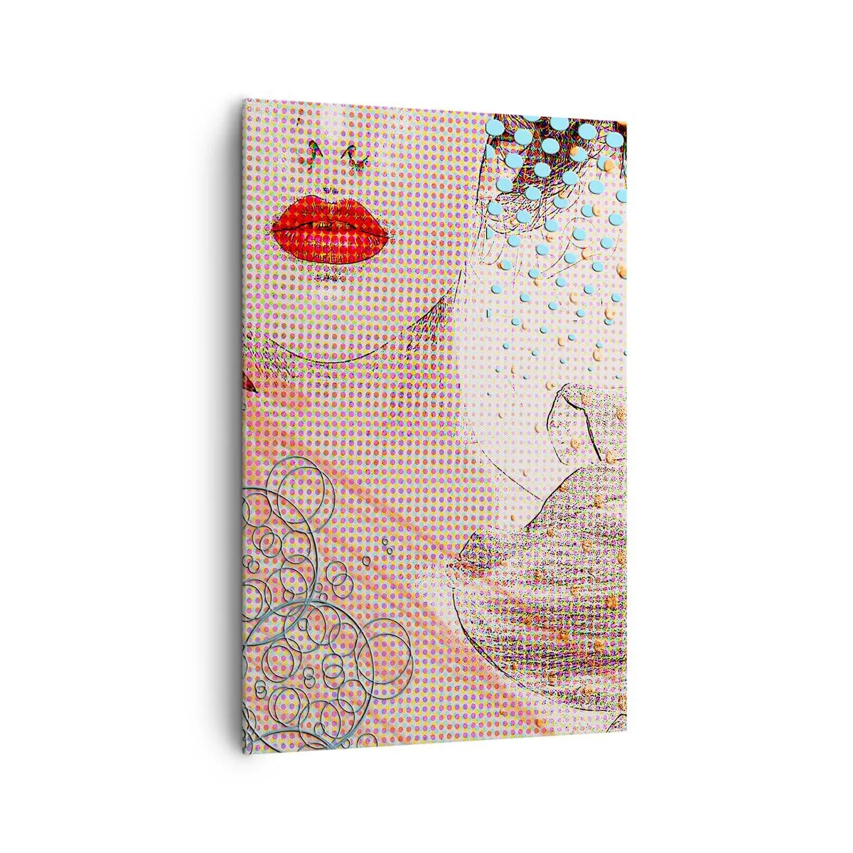 Obraz na plátne - Komiksový heroín - 80x120 cm