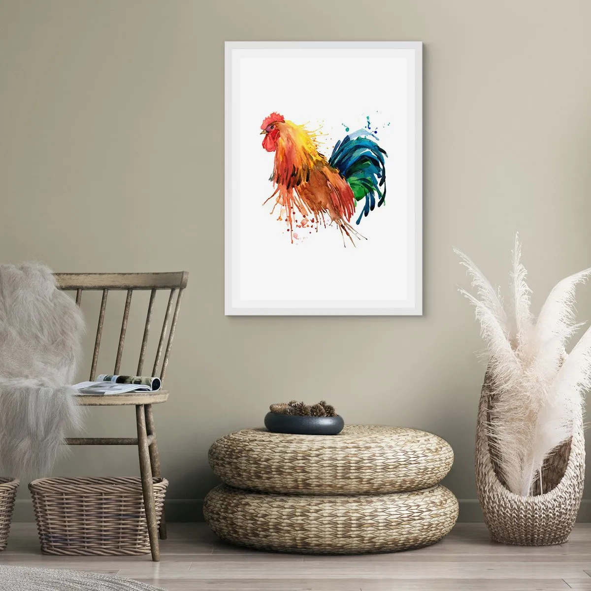 Plagát v bielom ráme - Kráľovský šat, kráľovská pýcha - 50x70 cm