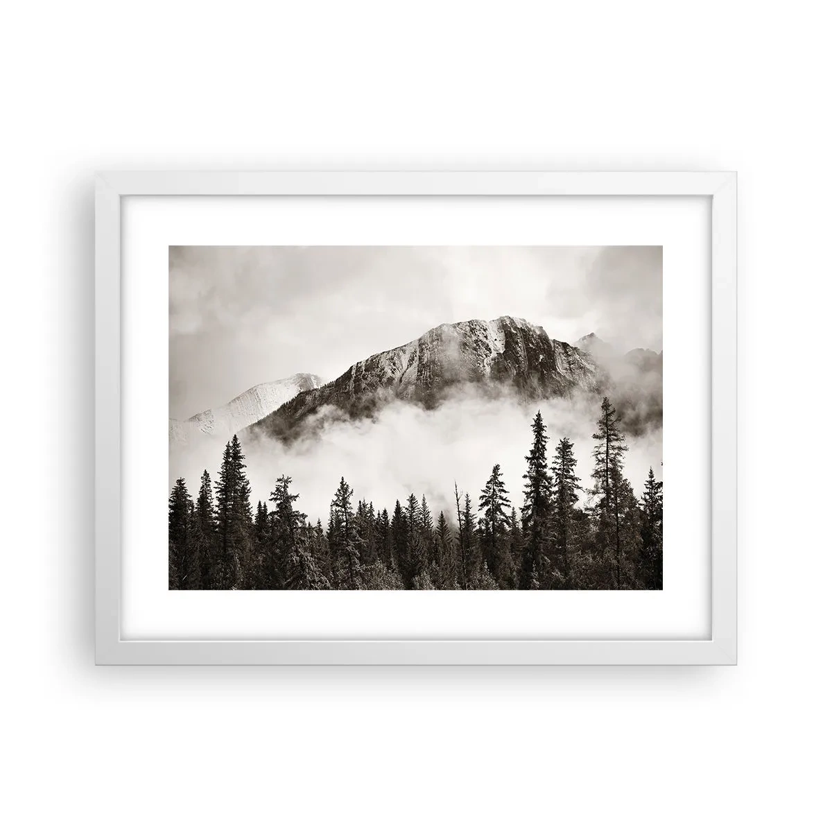 Plagát v bielom ráme - Žulový panovník - 40x30 cm