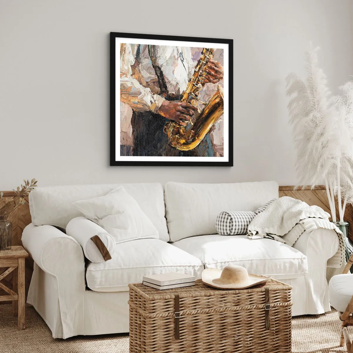 Plagát v čiernom ráme - Čas na sólovú hru - 50x50 cm