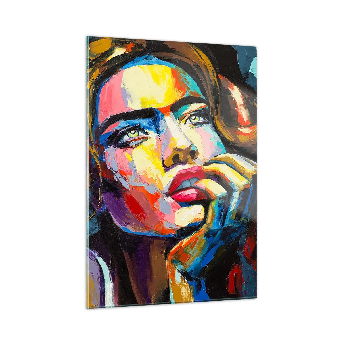 Obraz na skle - Sny, ako vtáky letia oblohou - 50x70 cm