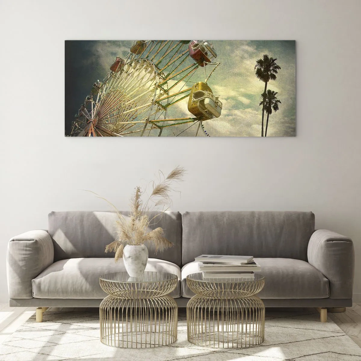 Obraz na skle - Bude, bude zábava… - 120x50 cm