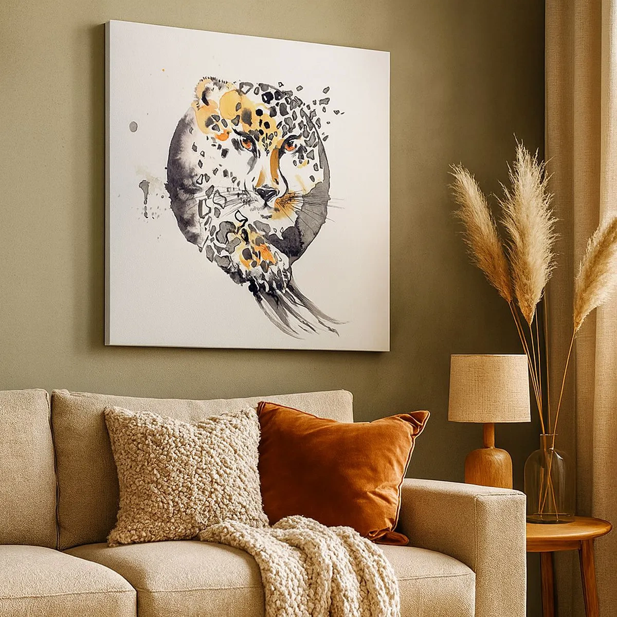 Obraz na plátne - Dravá krása - 30x30 cm