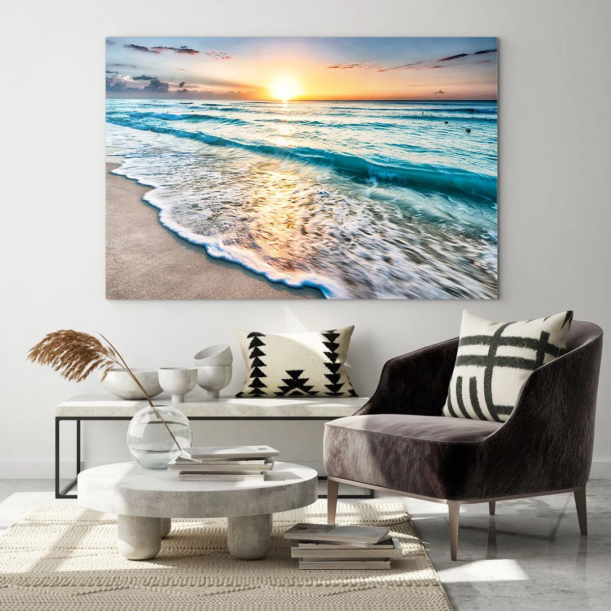 Obraz na skle - Výhľad, ktorý stojí za to - 120x80 cm