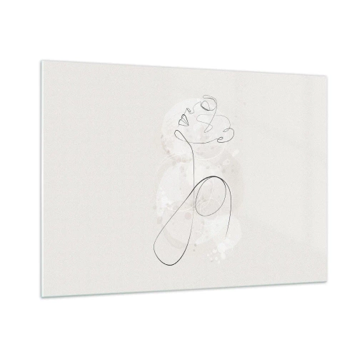 Obraz na skle - Špirála krásy - 100x70 cm