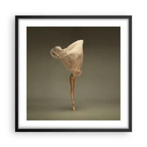 Plagát v čiernom ráme - Hneď poletí - 50x50 cm