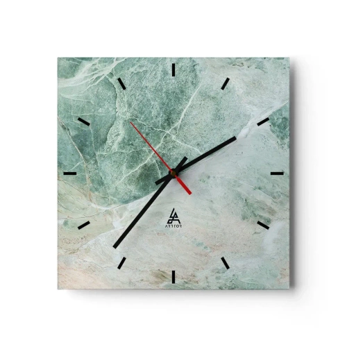 Nástenné hodiny - Vznešený chlad kameňa - 30x30 cm