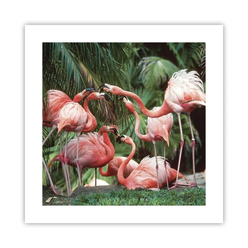 Plagát - Popoludňajšie klebety - 40x40 cm