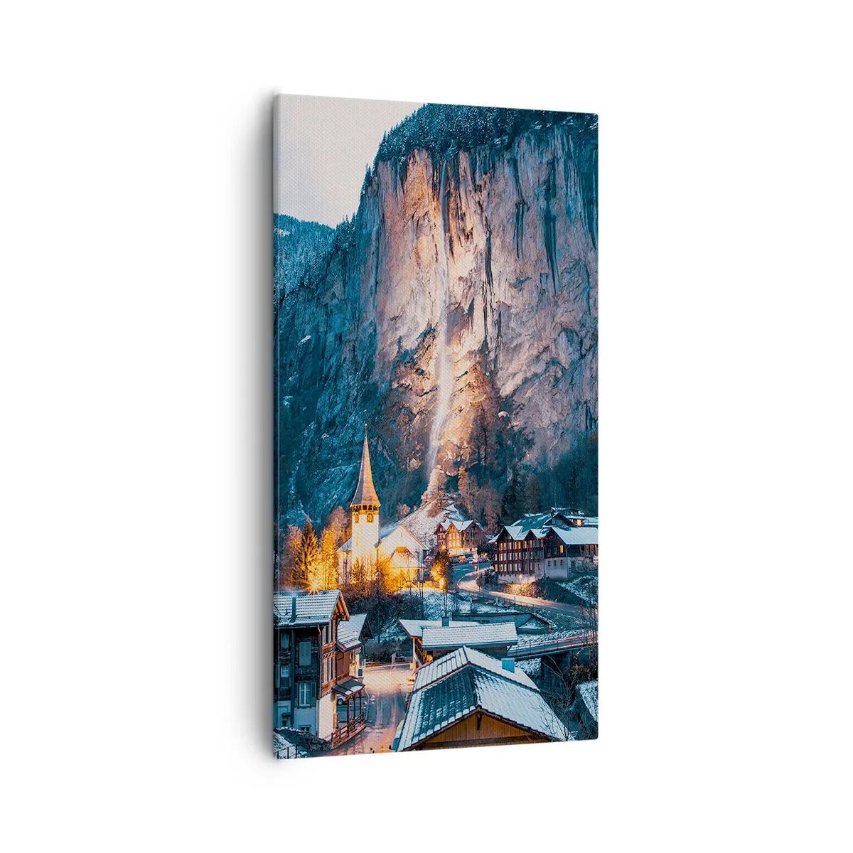 Obraz na plátne - Svetlý duch zimy - 55x100 cm