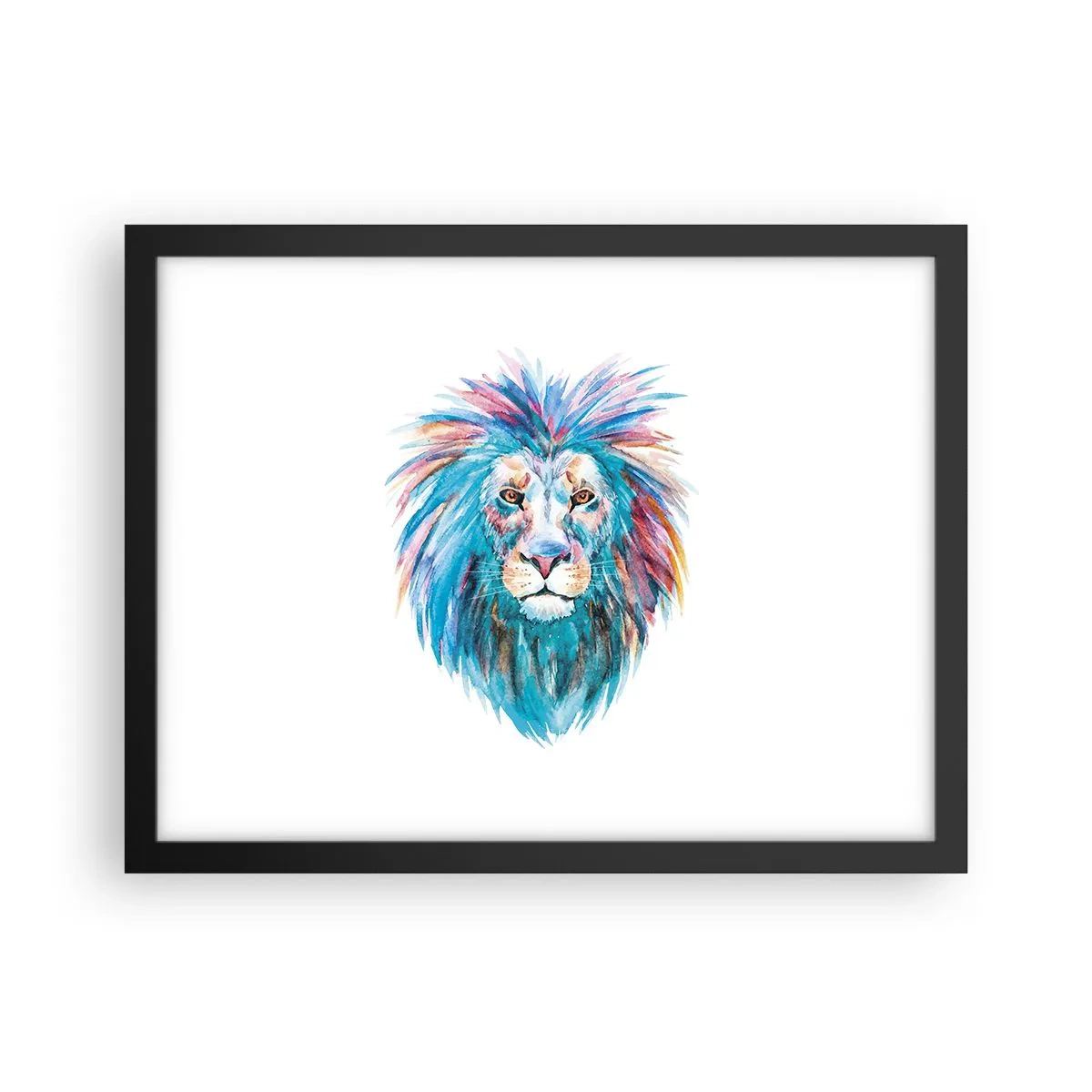 Plagát v čiernom ráme - Elektrizujúca aura - 40x30 cm