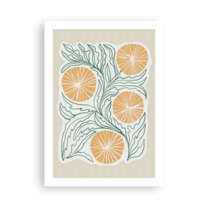 Plagát - Etnicky s abstraktným nádychom - 50x70 cm