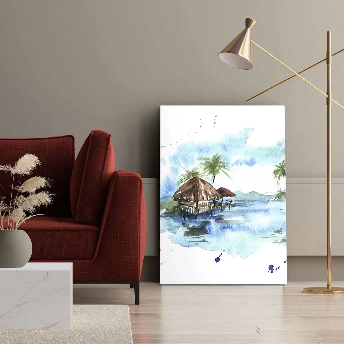Obraz na plátne - Niekde v Pacifiku - 50x70 cm