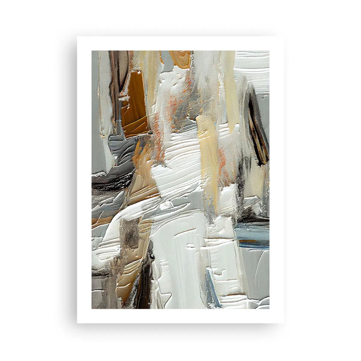 Plagát - Farebné nahromadenie - 50x70 cm