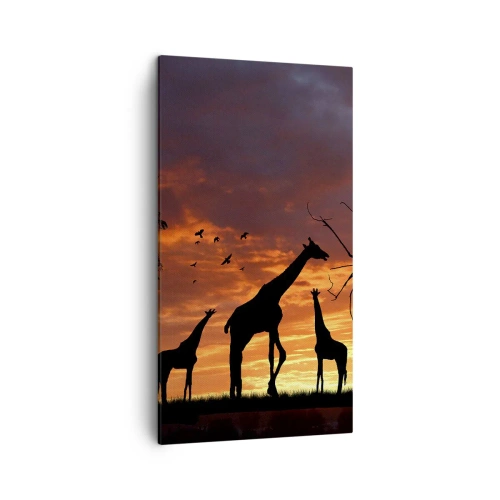 Obraz na plátne - Malá večera v kruhu najbližších - 45x80 cm