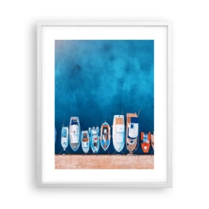 Plagát v bielom ráme - V rade za sebou - 40x50 cm