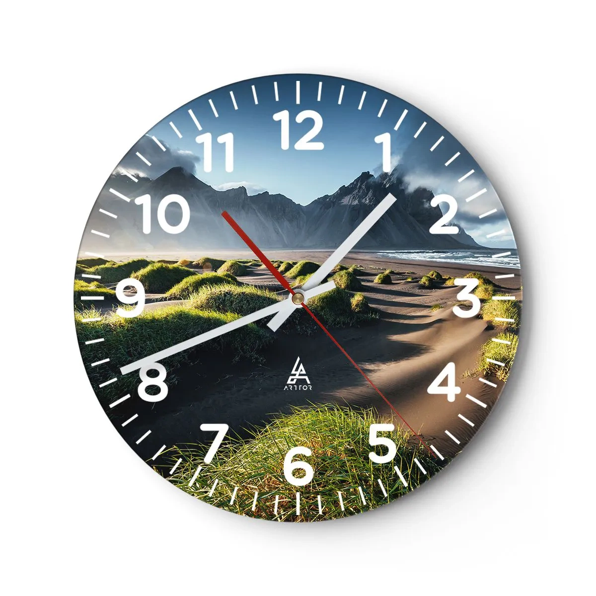 Nástenné hodiny - Harmónia živlov - 30x30 cm