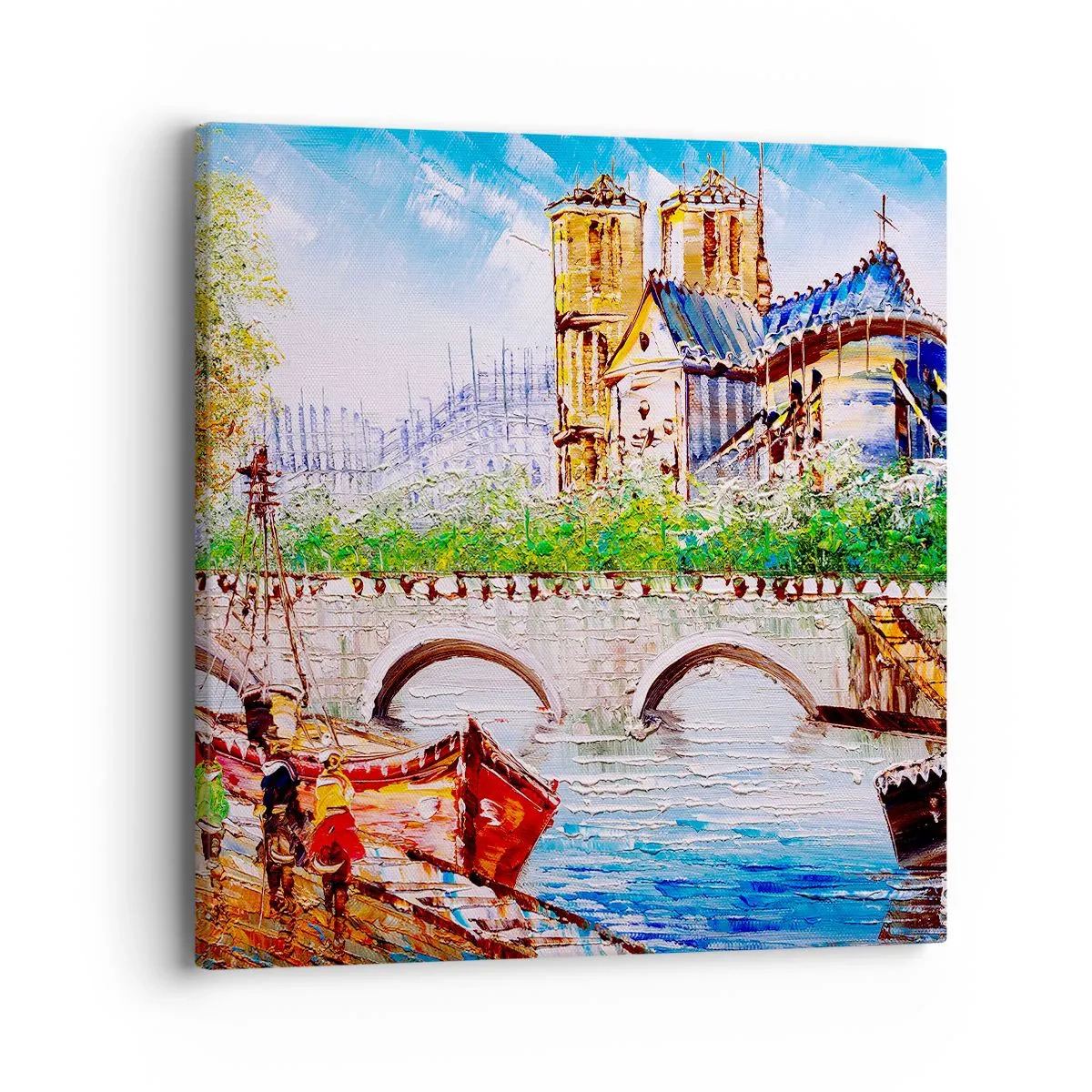 Obraz na plátne - Ich čas nikdy neskončí - 40x40 cm