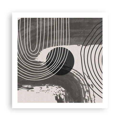 Plagát - Ovál víťazí - 60x60 cm