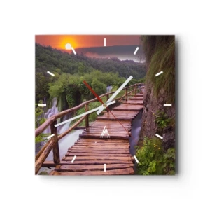 Nástenné hodiny - Neuveriteľná krása - 30x30 cm