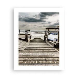 Plagát - Severná pláž - 40x50 cm