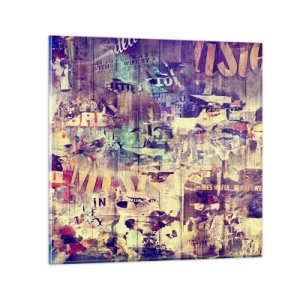 Obraz na skle - A toto zostane - 70x70 cm