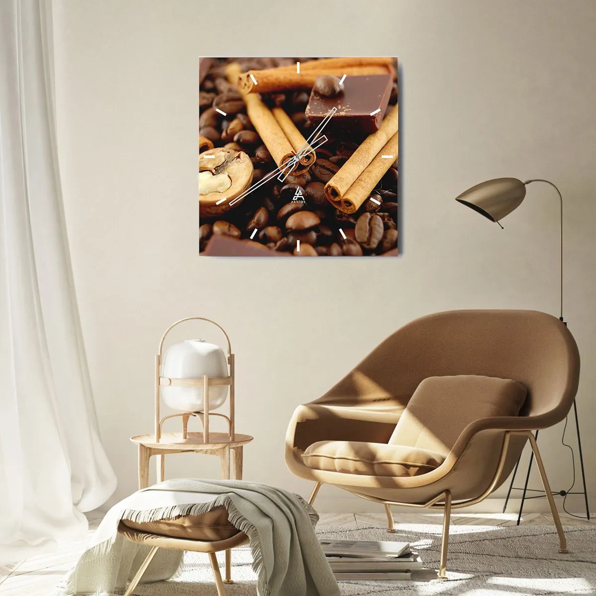 Nástenné hodiny - Koncert vôní - 40x40 cm