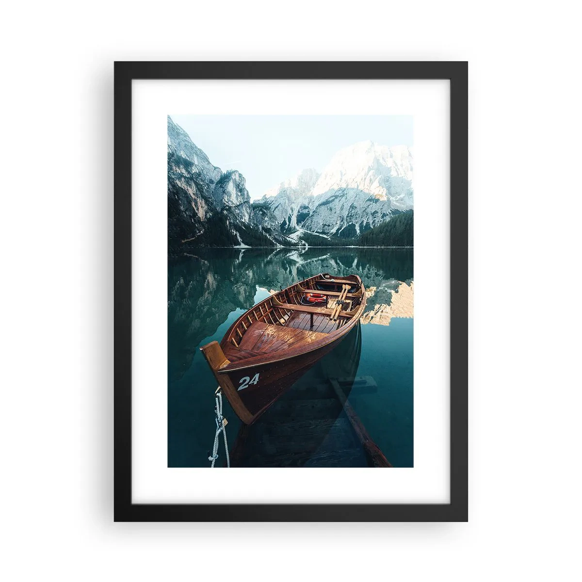 Plagát v čiernom ráme - Ako namaľované na skle - 30x40 cm