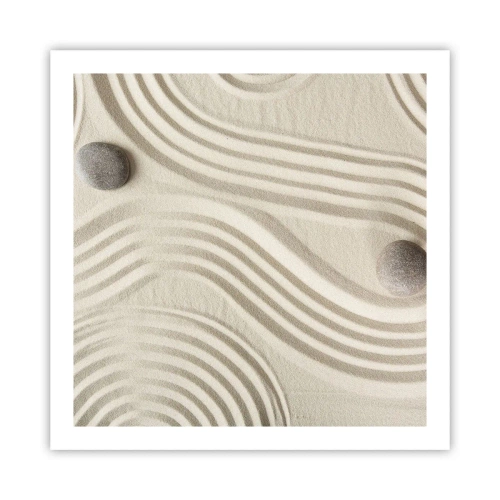 Plagát - Dotyk tepla - 60x60 cm