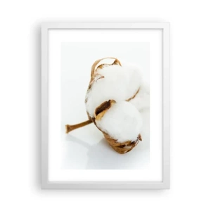 Plagát v bielom ráme - Mäkká od prírody - 30x40 cm