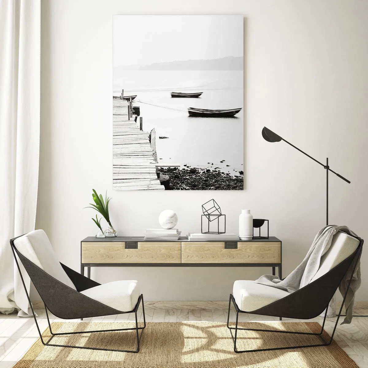 Obraz na skle - Pri tichej a čistej vode - 70x100 cm