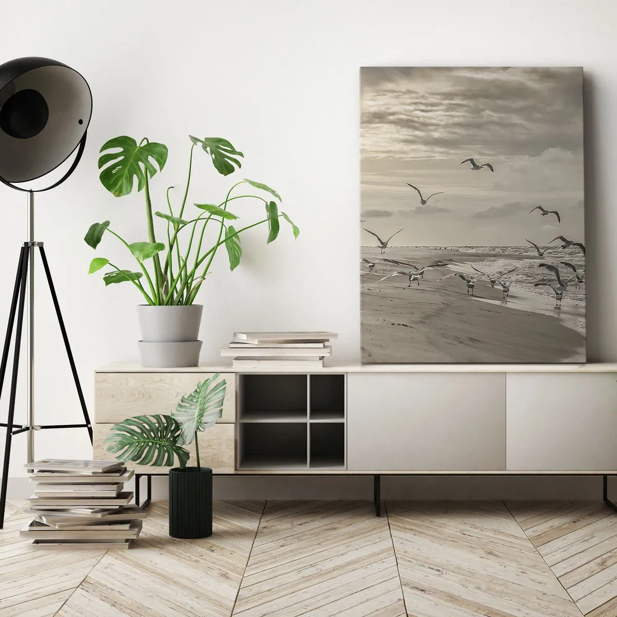 Obraz na plátne - Šumenie mora, spev vtákov - 50x70 cm