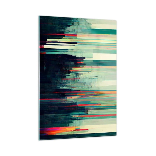 Obraz na skle - Futuristické mesto - 50x70 cm
