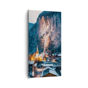 Obraz na plátne - Svetlý duch zimy - 65x120 cm