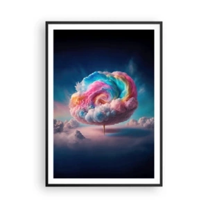 Plagát v čiernom ráme - Sen o zábavnom parku - 70x100 cm