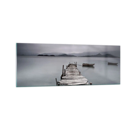 Obraz na skle - Zajtra môžeš vyraziť - 140x50 cm
