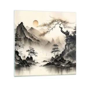 Obraz na skle - Jedinečné kúzlo orientu - 70x70 cm