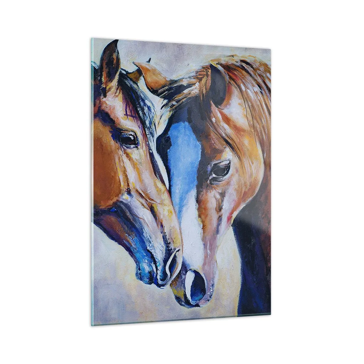 Obraz na skle - Je to priateľstvo? Je to láska? - 50x70 cm