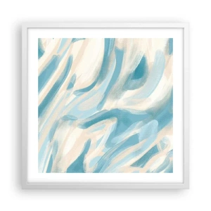Plagát v bielom ráme - Jarné závany - 50x50 cm