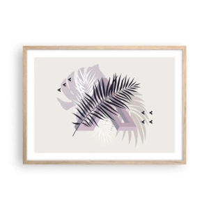 Plagát v ráme zo svetlého duba - Tieň tieňa - 70x50 cm