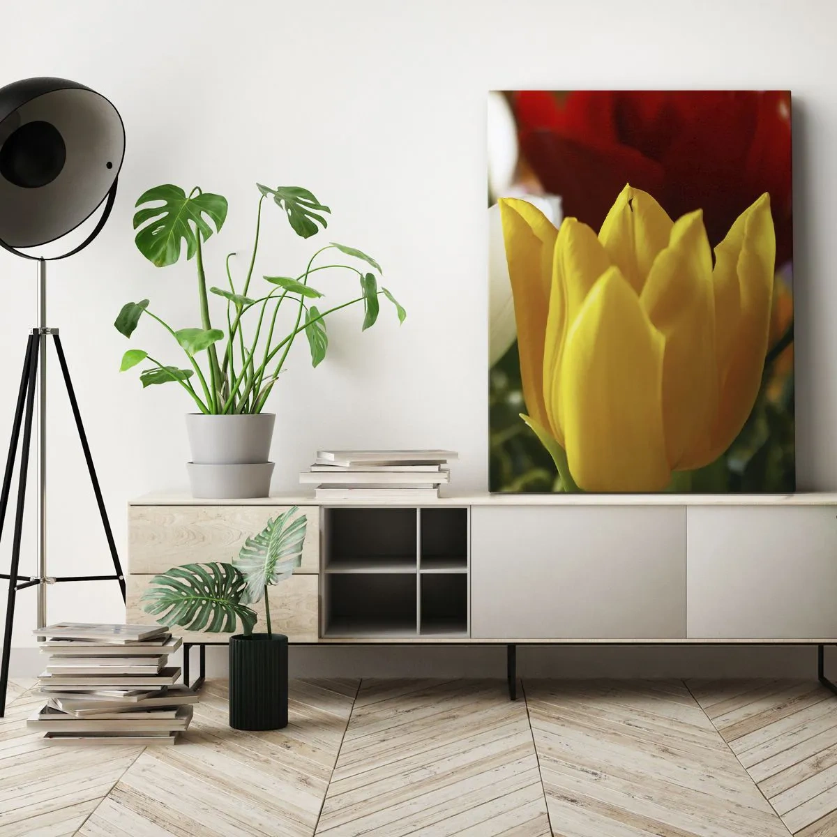Obraz na plátne - Tulipánová horúčka - 55x100 cm