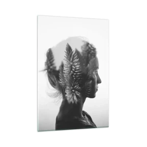 Obraz na skle - Pani borovicového lesa - 80x120 cm