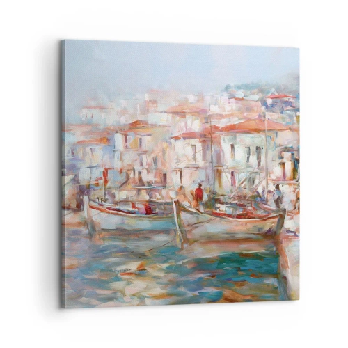 Obraz na plátne - Pastelová dovolenka - 60x60 cm