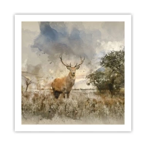 Plagát - Dôstojnosť - sila - majestátnosť - 60x60 cm