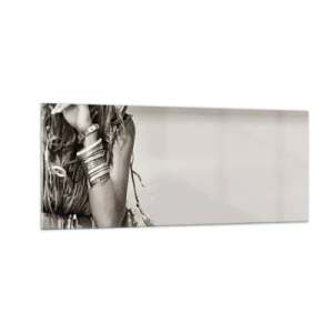Obraz na skle - Ako dievča - 100x40 cm