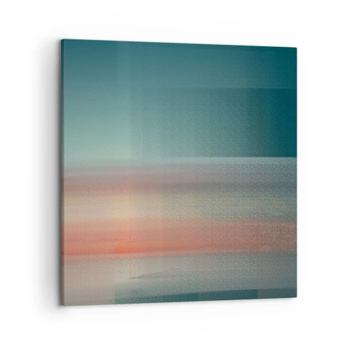 Obraz na plátne - Abstrakcia: vlny svetla - 50x50 cm