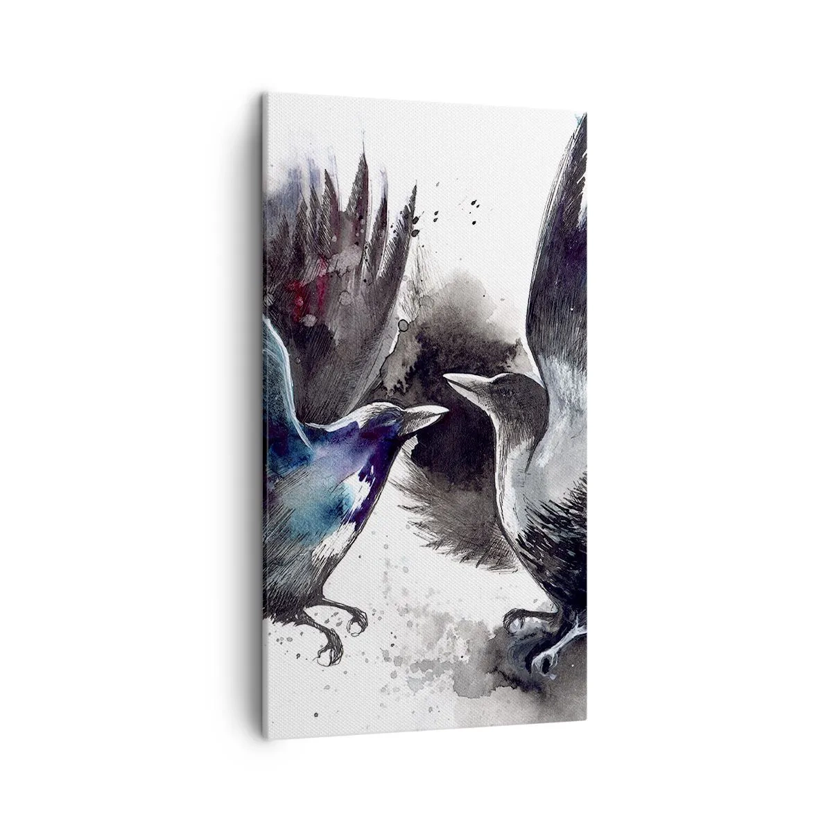 Obraz na plátne - Havran havranovi… - 45x80 cm