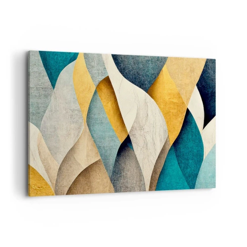 Obraz na plátne - Rytmus a vlnenie - 100x70 cm