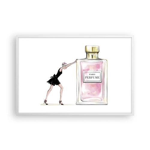 Plagát v bielom ráme - Podstata ženskosti - 91x61 cm